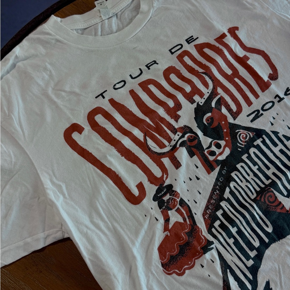 Vintage Need To Breathe Mat Kearney Welshly Arms John Mark Tour de Compadres Tee